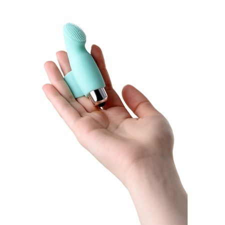 Vibration -boxing on a finger for clitoral stimulation Jos Bliss, silicone, mint, 9 cm-5