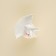 Serving SL Home "Forest Rabbit", 14.5 × 11 × 17.3 cm, white color
