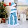 Snow Maiden "Blue fur coat, with a stub" moves, 40 cm