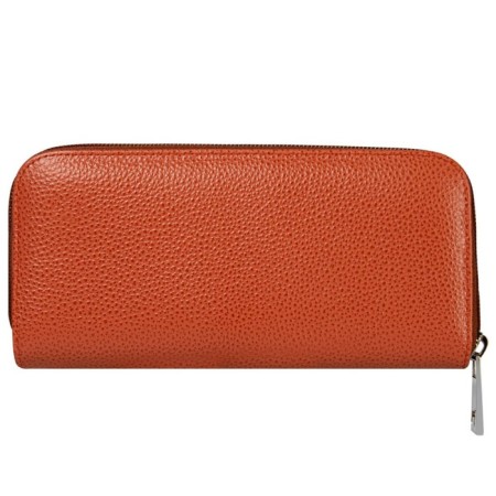 Lightning wallet, department for bills/maps (4)/coins, coral color 19x10.5x2.5cm-2
