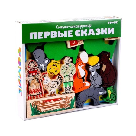 Designer "First Tales: Kolobok, Ryaba Kurochka, Teremok", 30 elements-11