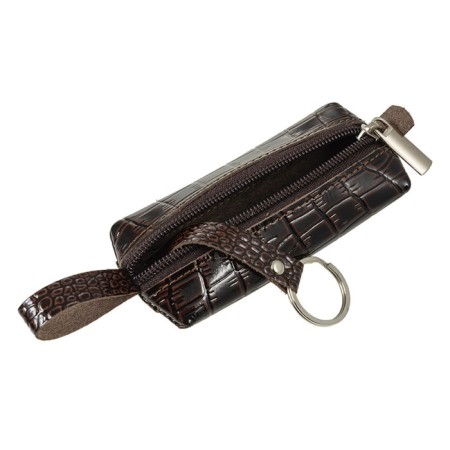 K-123-112 Case for K-123 keys, brown croc. Melky-112-2