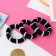 Hair elastic band "Mahrushka" (set 3 pcs) strip, 4 cm, mix