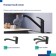 MILARDO MEAL M02BLR0M05 kitchen mixer, pour 216 mm, black matte