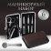 The manicure set “reptile”, 6 objects, in case, brown color/black color