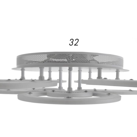 Causteen with PDU 1134/9wt LED 306W 3000K-6000K Dimmer White 79x79x10 cm Bayerlux-6