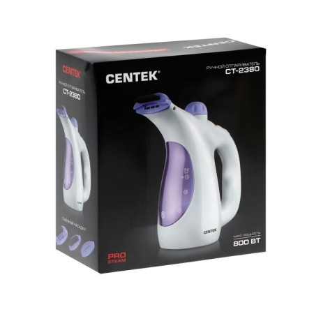 Centek CT-2380, manual, 800 W, 330 ml, 15 g/min, cord 2 m, white-violet-9
