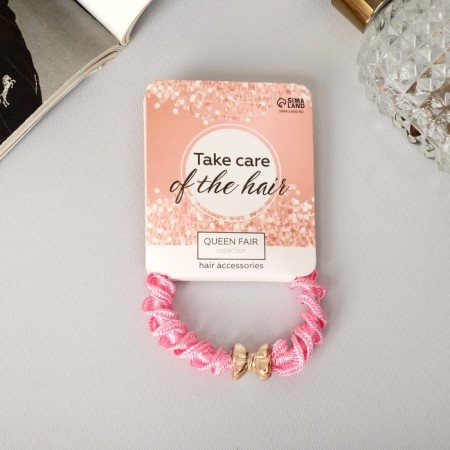 Hair gum "Jolie" bow, mix 5.5 cm