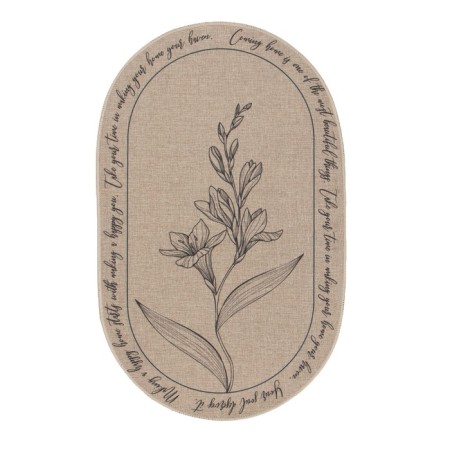 A set of bathroom rugs Ethel "Beautiful" 2 pcs, 48x78 cm, 40x45 cm-1