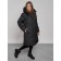 Coat insulated winter female, size 50, black color