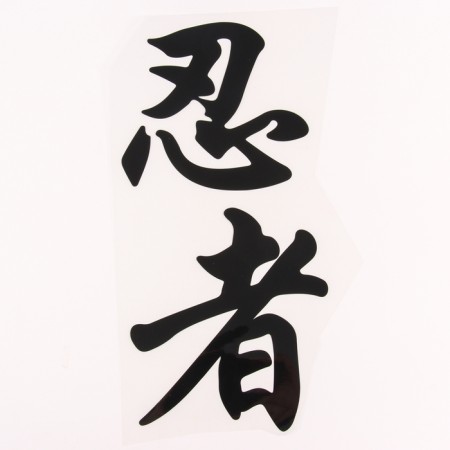 Thermalrotransfer "Hieroglyph of the Ninja", 14 x 29 cm, set 10 pcs.