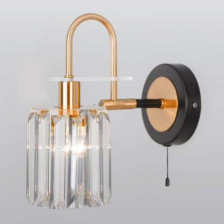 Bra Tenia, 1x60W E14, bronze color, black-2