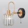 Bra Tenia, 1x60W E14, bronze color, black