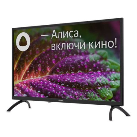 TV DIGMA DM-LED32SBB31, 32 ", 1366x768, DVB-C/T2/S2, HDMI 3, USB 2, Smarttv, Black-1