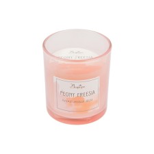 Aromatic candle in PEONY FREESIA glass, 7 × 8 cm