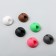 Clamps for wires, 6 pcs, color mix