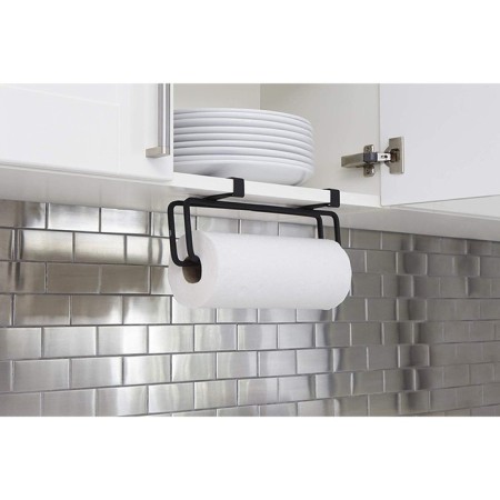 Holder for paper towels of a suspended umbra squire, black color-5