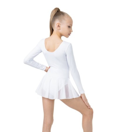 A swimsuit for gymnastics and dancing Grace Dance, p. 36, white color-2