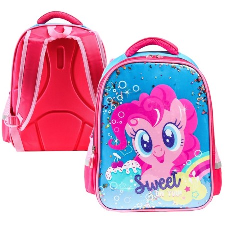 School backpack, 39 cm x 30 cm x 14 cm "Pinky Pai", My Little Pony-1