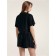 Blouse shortened female home Conte Elegant MoonLight, size XS, color Black