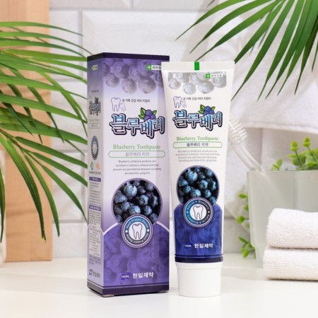 Toothpaste with blueberry extract, 180 ml