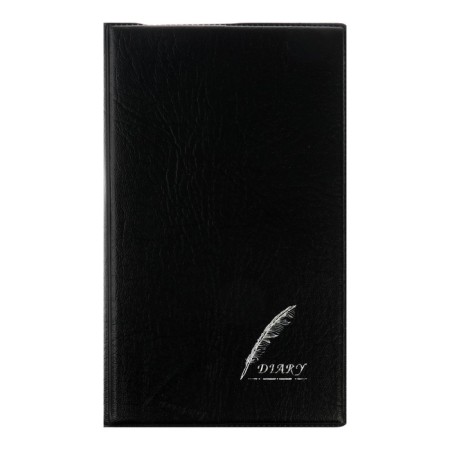 The notebook "Pen" A6, 70 sheets in the cage, PVC cover, black