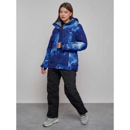 Ski suit, size 54, dark blue color-8