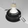 The built-in lamp Technical DL025-2-01B, 1x50W, 9.2x9.2x4 cm, GU10, black color black