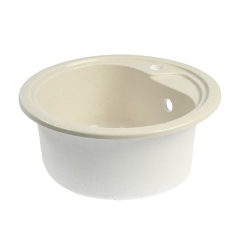 AGATA AG1C8 washing, mortise, 450 x 190 mm, round, white color-1