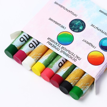 Set for drawing oil pastel "Piono", 8 colors, a set for creativity-4