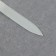 Glass nail file, 9 cm, in a case, on a blister, silver color, fg-02-09