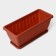 Balcony box for flowers with a felicia tray, 40 cm, terracotta color