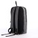 Youth backpack on a zipper, waterproof, 3 outer pockets, color gray color