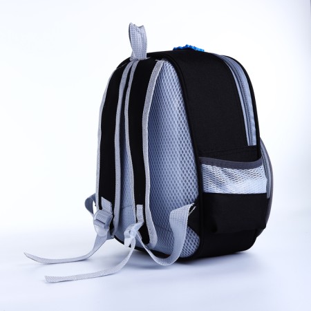 Baby backpack on lightning, 3 outer pockets, black color-2