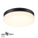 Opal lamp, 1x18W LED, 4000K, 1700LM, IP54, black color