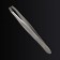 Pinzet "Premium" straight, narrow, 9 cm, on the blister, silver color