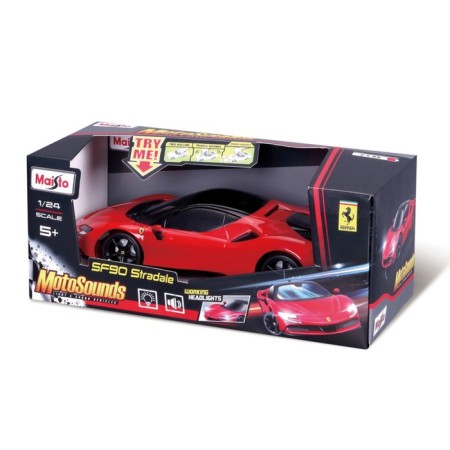 MASTO SF90 Stradale machine with light and sound, 1:24, red color-1