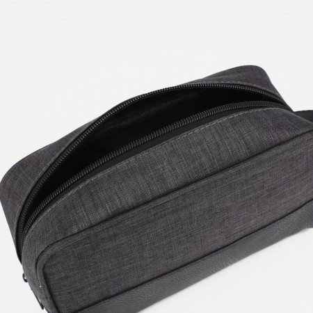 Lightning cosmetic bag, dark gray color-2