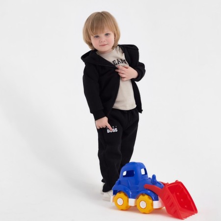 Costume: sweatshirt and pants crumb I "Mini Boss", height 68-74 cm-2