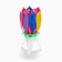 Candle for Cake Musical "Tulip", multi -colored