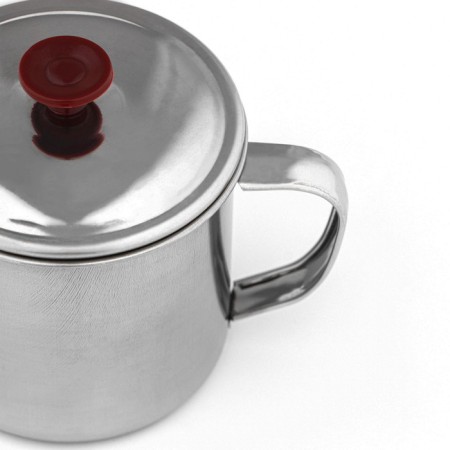 Western stainless steel mug, 320 ml, D = 9 cm, chrome color-1