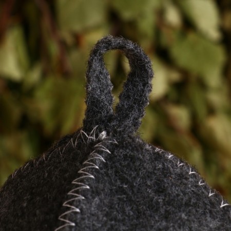 Bath cap with embroidery "Queen of Beauty", gray-2