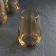 A set of high glass glasses "Golden Honey", 350 ml, 4 pcs