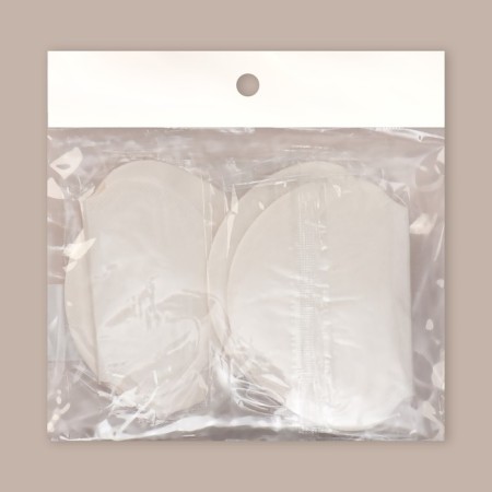 A set of protective liners for armphas, self -adhesive, 6 pairs, white color-11