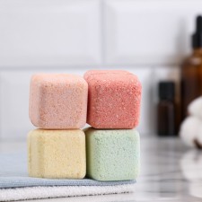 A set of bath bombs 