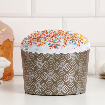 Paper forms for cupcake, muffins and kulich "Provice" 134x100 mm (packing 1400 pcs)