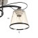 Caul "Kael" 2he27 40W Black-Bronz 40x28 cm