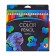 Pencils of watercolor 24 colors, in a cardboard box, triangular, der, with KIS, animal mix