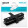 Connector (straight) Gauss, black color