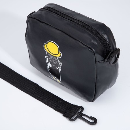 Women's bag with lightning, black color-4